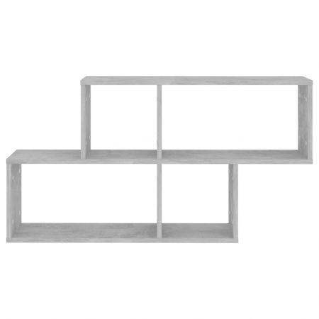 Wall Shelf Concrete Grey 100x18x53 cm Engineered Wood