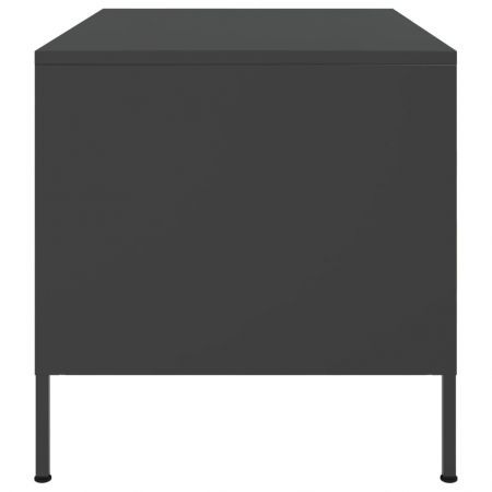 Coffee Table Black 68x50x50.5 cm Cold-rolled Steel