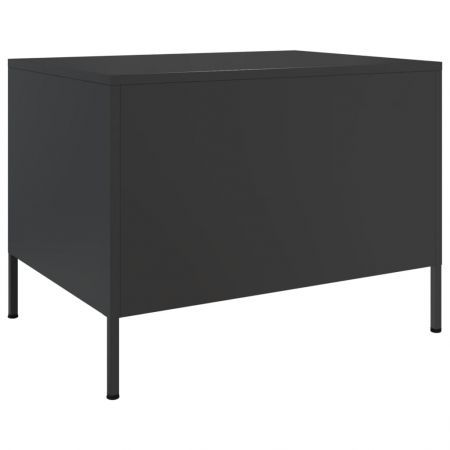 Coffee Table Black 68x50x50.5 cm Cold-rolled Steel