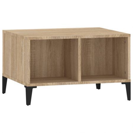 Coffee Table Sonoma Oak 60x50x36.5 cm Engineered Wood