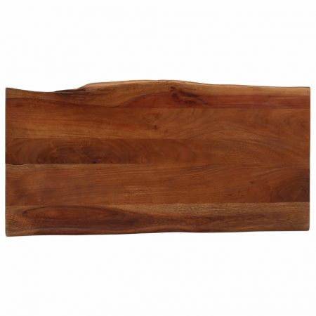 Coffee Table Honey Brown 110x55x40 cm Solid Wood Acacia