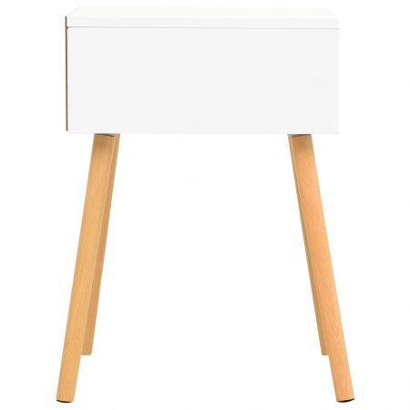 Bedside Cabinets 2 pcs White & Sonoma Oak 40x40x56 cm Engineered Wood