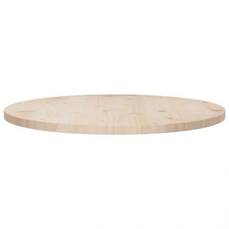 Table Top Ø70x2.5 cm Solid Wood Pine