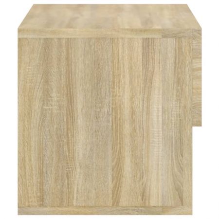 Wall-mounted Bedside Cabinet Sonoma Oak