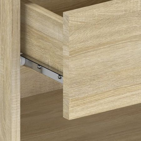 Wall-mounted Bedside Cabinet Sonoma Oak