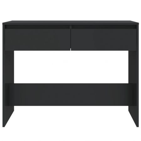 Console Table Black 100x35x76.5 cm Engineered Wood