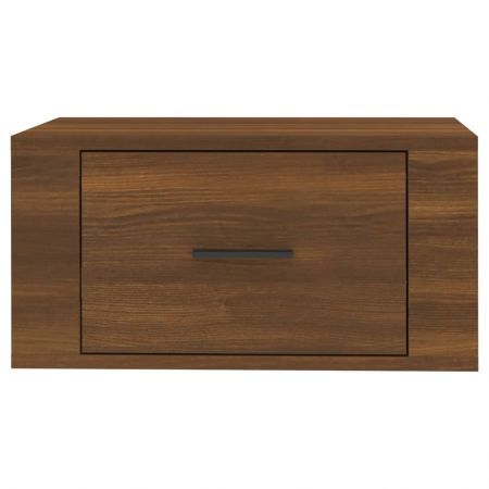 Wall-mounted Bedside Cabinets 2 pcs Brown Oak 50x36x25 cm