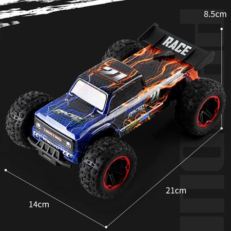 1:16 Gesture RC Monster Trucks 4WD All Terrain 2 LiPo Batteries Outdoor Play Lights Spray Long Range Boys Girls Gift