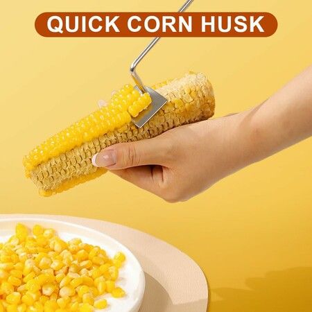 Corn Peeler for Corn on The Cob,Upgraded Corn Cob Stripper Cutter Remover,Corn Peeler on The Cob Holders (1PCS)