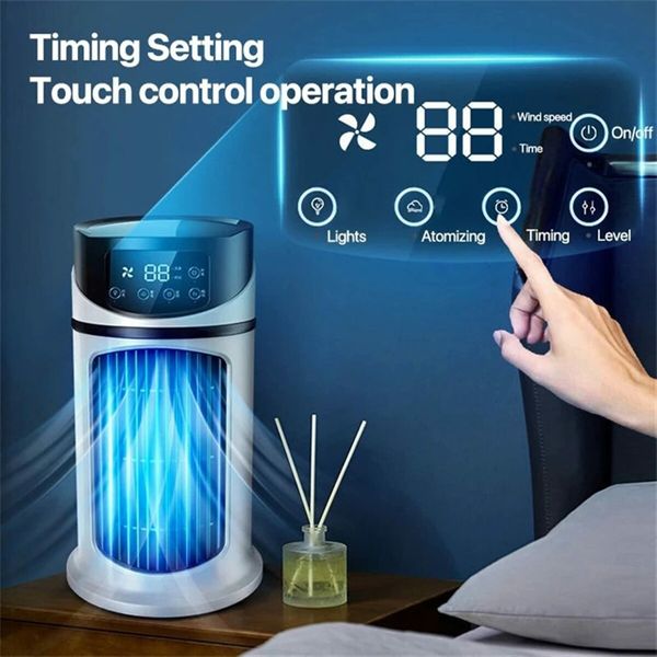 Portable Air  Fan 3in1 Cooler Humidifier  Evaporative Air Cooler Small Room Dorm Bedroom Camping Office