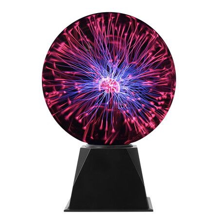 Magic Plasma Ball Lamp 8INCH Touch & Sound Sensitive Interactive USB Powered Plasma Lamp Nebula Sphere Globe