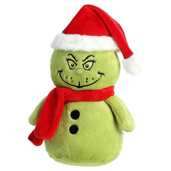 Christmas Grinch Plush Doll Green Hair Monsters Doll Christmas Decoration