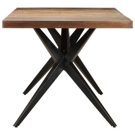 Dining Table 200x90x76 cm Solid Reclaimed Wood