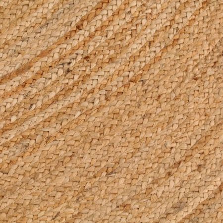 Area Rug Braided Jute 210 cm Round