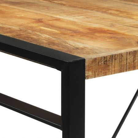 Bar Table 175x90x110 cm Solid Rough Wood Mango