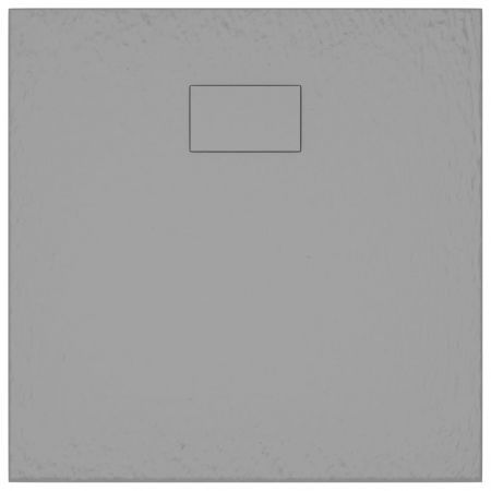 Shower Base Tray SMC Grey 90x90 cm