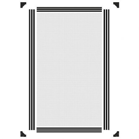 Magnetic Insect Screen for Windows Anthracite 80x140 cm