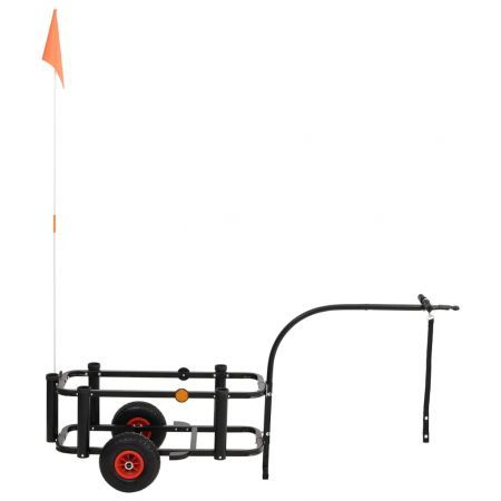 Fishing Trolley Black Steel