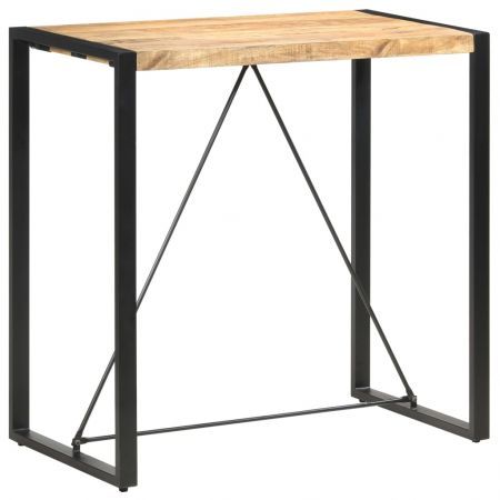 Bar Table 110x60x110 cm Solid Mango Wood