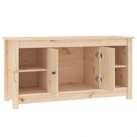 TV Cabinet 103x36.5x52 cm Solid Wood Pine