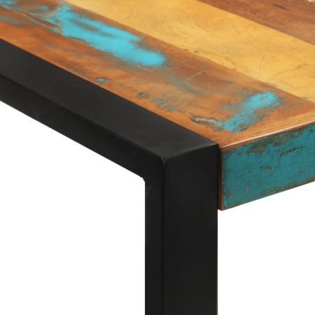 Bar Table 140x70x110 cm Solid Wood Reclaimed