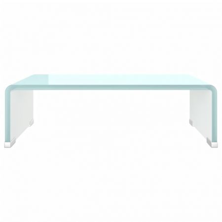 TV Stand/Monitor Riser Glass Green 40x25x11 cm