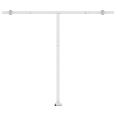 Freestanding Manual Retractable Awning 300x250 cm Cream