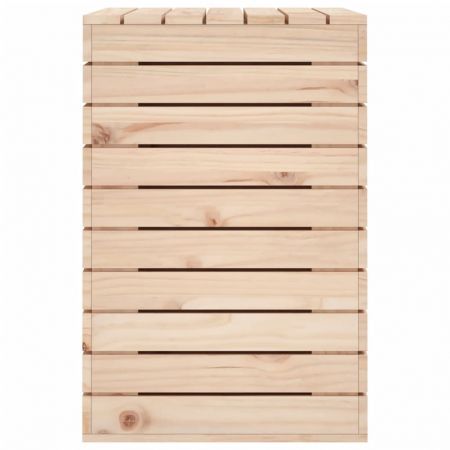 Laundry Basket 88.5x44x66 cm Solid Wood Pine