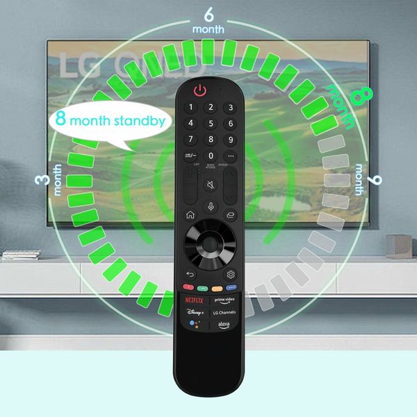 Replacement LG Remote Control for Smart TV,LG Magic Remote AN-MR22GA/22GN with Voice and Pointer Function,Compatible for 2022-2019 LG TVs,OLED,QNED,NANO Cell