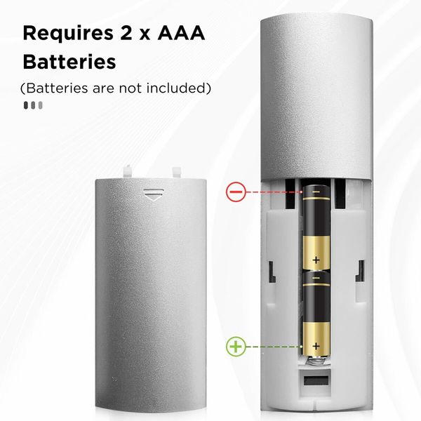 Universal Backlit Remote Replacement for Apple TV 4K/ Gen 1 2 3 4/ HD A2843 A2737 A2169 A1842 A1625 A1427 A1469 A1378 A1218,No Voice Function