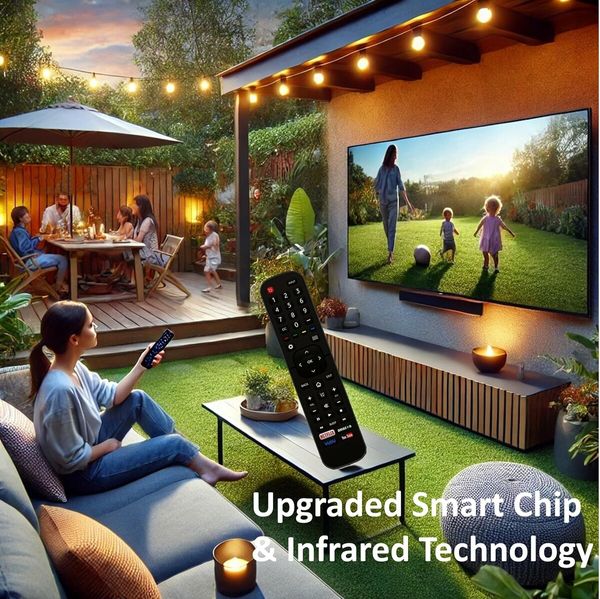 Universal for All Hisense TV Remote Compatible with All Hisense 4K LED HD UHD Smart TVs, No Setup Needed