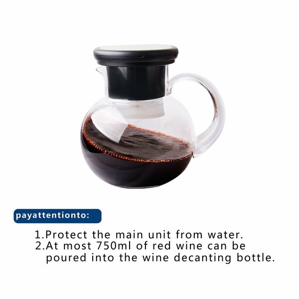 Red Wine Aerator Decanter Electronic Fast Pour Luxury Wine Gift Set