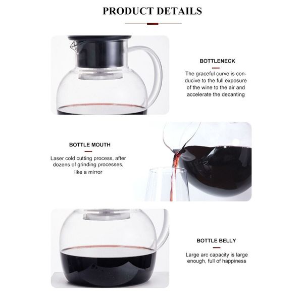 Red Wine Aerator Decanter Electronic Fast Pour Luxury Wine Gift Set