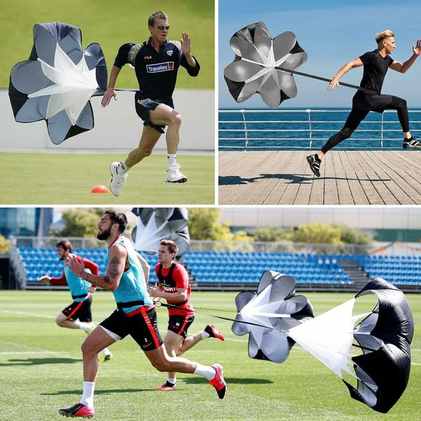 Running Speed Training Speed Chute Resistance Parachute for Speed and Acceleration Training Fitness Explosive Power Training 52 Inch