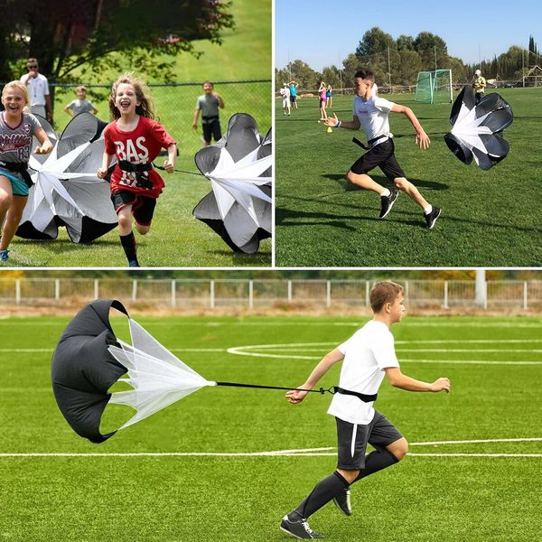 Running Speed Training Speed Chute Resistance Parachute for Speed and Acceleration Training Fitness Explosive Power Training 52 Inch