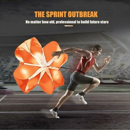 Running Speed Training Speed Chute Resistance Parachute for Speed and Acceleration Training Fitness Explosive Power Training 56 Inch