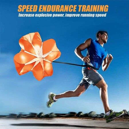 Running Speed Training Speed Chute Resistance Parachute for Speed and Acceleration Training Fitness Explosive Power Training 56 Inch