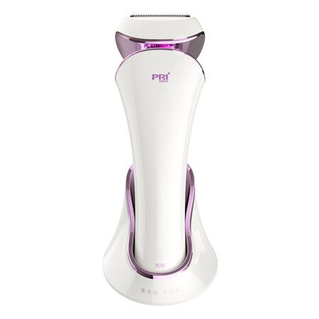 Purple Women Electric Shaver Portable Hair Removal Trimmer for Legs Underarm Bikini Area Wet Dry Use