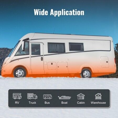 Bluetooth App Control Diesel Air Heater, 12V 2KW Diesel Heater with Automatic Altitude Adjustment, Remote Control and LCD, Diesel Parking Heater for RV Trailer Camper Van Boat And Indoors