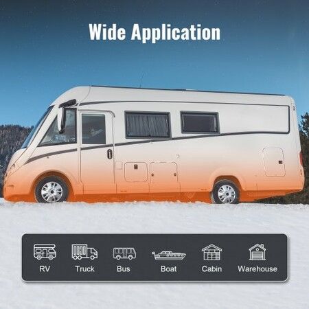 Bluetooth App Control Diesel Air Heater, 12V 5KW Diesel Heater with Automatic Altitude Adjustment, Remote Control and LCD, Diesel Parking Heater for RV Trailer Camper Van Boat And Indoors