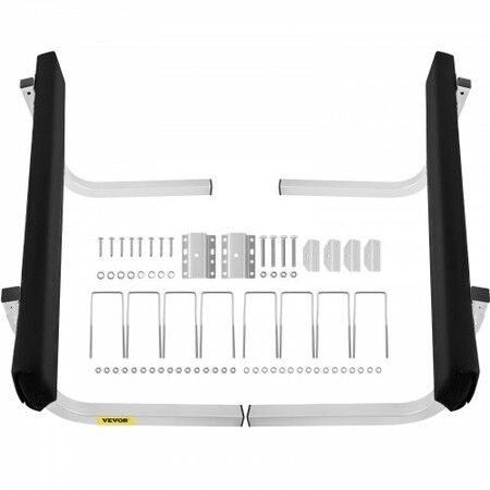 Boat Trailer Guide-ons 47" Rustproof Trailer Guides w/Carpet-padded Boards