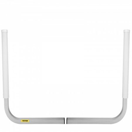 Boat Trailer Guide-on, 22", 2PCS Steel Trailer Post Guide ons, with White PVC Tube Covers, Complete Mounting Accessories Included, for Ski Boat, Fishing Boat or Sailboat Trailer