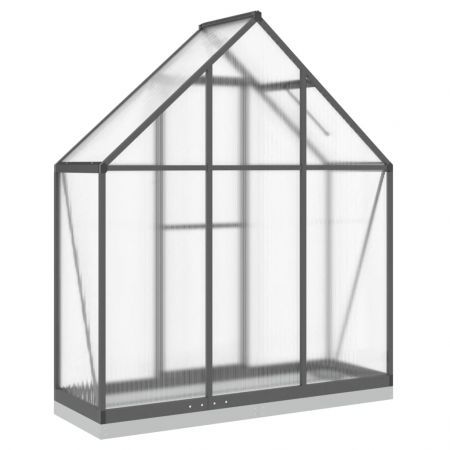 Greenhouse with Base Frame Anthracite 169x58x202 cm Aluminium