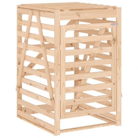 Wheelie Bin Storage 84x90x128.5 cm Solid Wood Pine