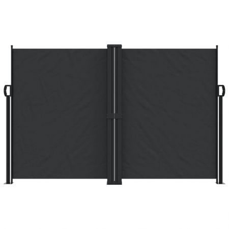 Retractable Side Awning Black 160x1000 cm