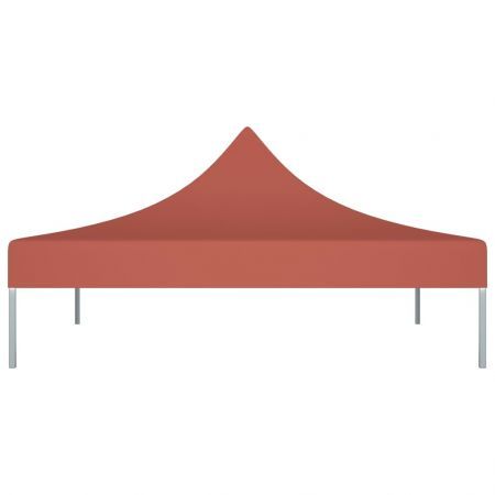 Party Tent Roof 2x2 m Terracotta 270 g/m²