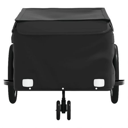 Bike Trailer Black 45 kg Iron