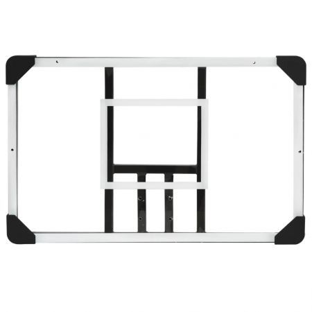 Basketball Backboard Transparent 71x45x2.5 cm Polycarbonate