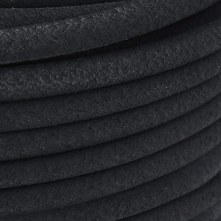 Garden Soaker Hose Black 0.6" 100 m Rubber