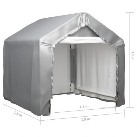 Storage Tent Grey 180x180 cm Galvanised Steel